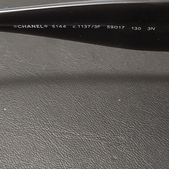 Chanel Sunglasses 5144 Black - Picture 5 of 6